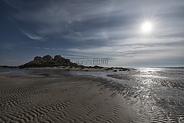 海滩,海,节假日