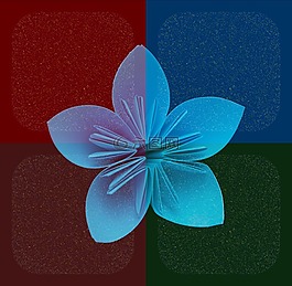 花,纸花,折纸