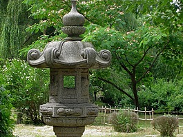 日本花园,石灯,亚洲文化