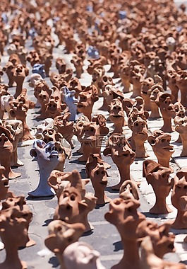 陶瓷,雕像,装修