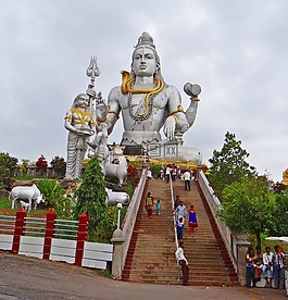 湿婆,murudeshwar,阿拉伯海