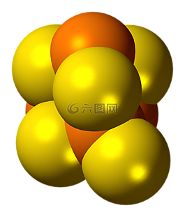 磷硫醚,分子,模型