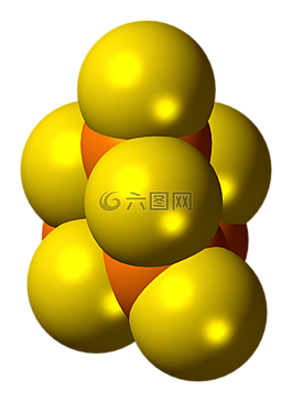 磷硫醚,分子,模型