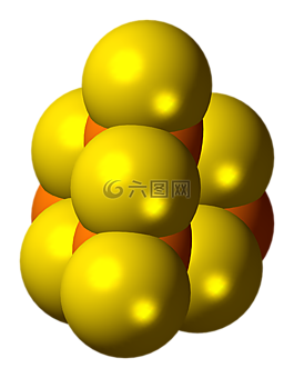 磷硫醚,分子,模型