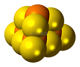 磷硫醚,分子,模型