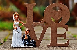 新娘和新郎,手铐,脚链