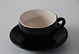 杯,咖啡,黑色和白色