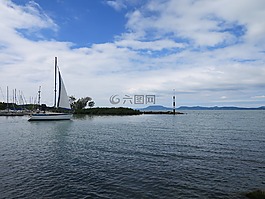 巴拉顿湖,湖,帆船