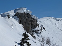 雪飞檐,景观,山