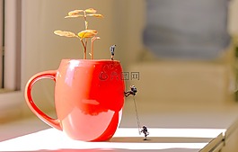 花盆爬,花盆,爬上