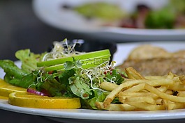 马铃薯,沙拉,食品