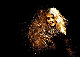 女子,肖像,漂亮