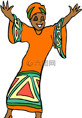 非洲,女子,传统的