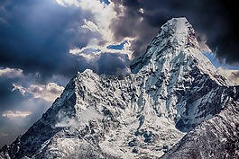 山,雪,冬天