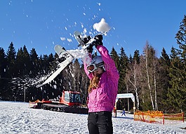 滚雪球,冬天,雪