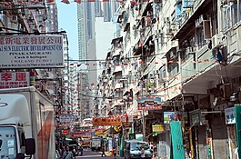 城市,挤,工程