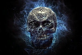 头骨,死亡,可怕