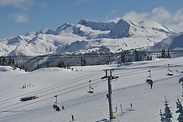 滑雪缆车,滑雪,惠斯勒