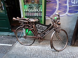 自行车,老,复古