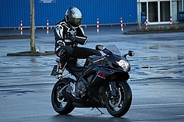 男子,摩托车,后座