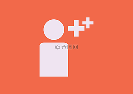 图标,人,加号
