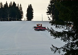 滑雪坡,美容师,雪
