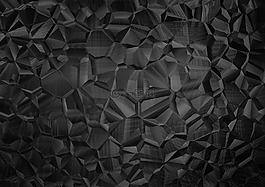 抽象,多边形,黑色