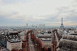 巴黎,景观,vista