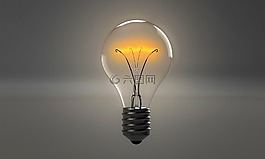 灯泡,光,理念