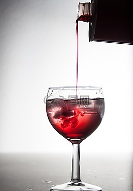 糖浆,玻璃,酒杯