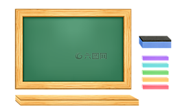 一个数组,绿色黑板,黑板