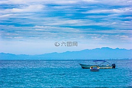 海洋,景观,蓝色