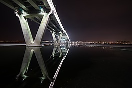 夜景,amsa 桥,汉城
