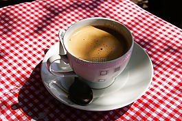 咖啡,茶杯,一杯咖啡