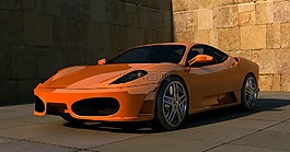 法拉利,f430,跑车