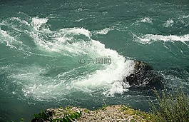 河,河岸,漩涡