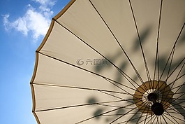 阳伞,屏幕,太阳