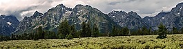 大提顿,山,景观