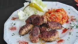 cevapcici,肉,碎的肉