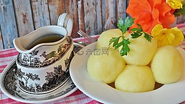 饺,土豆饺子,酱汁