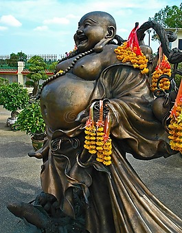 铜像,buddah,胖的肚子