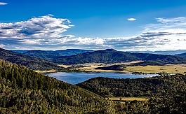湖山猫,科罗拉多州,景观