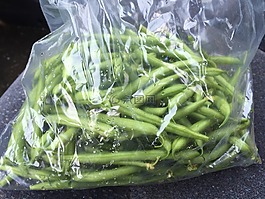 青豆,塑料袋,蔬菜