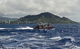 海岸警卫队,船,海港