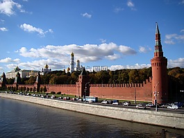 克里姆林宫,kremlevskaya 路堤,莫斯科河