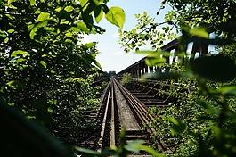 桥,铁路桥梁,旧桥