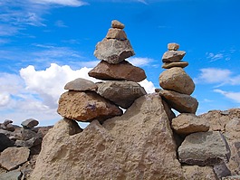 堆石头,堆叠,一堆石头
