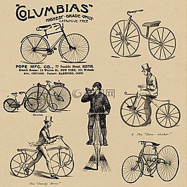 自行车,酿酒,复古