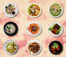 中国菜,矢量,美食