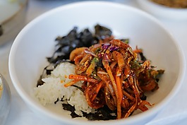 鲍勃,午餐,韩国食品